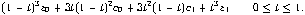 (1-t)^3*z_0+3t(1-t)^2*c_0+3t^2(1-t)*c_1+t^3*z_1 for 0 <=t <= 1.